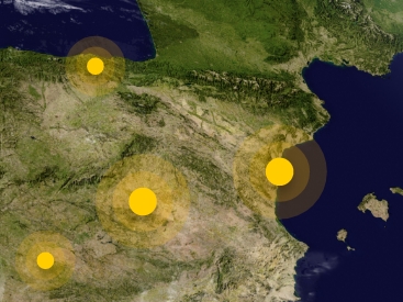 Mapa de incidencia en España